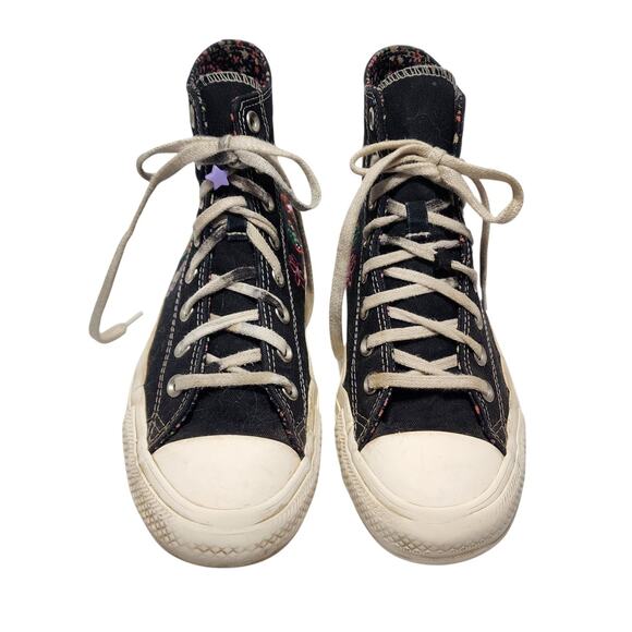 Converse Chuck Taylor All Star High Festival Embroidered Fruits Florals Size 10 - Picture 5 of 11